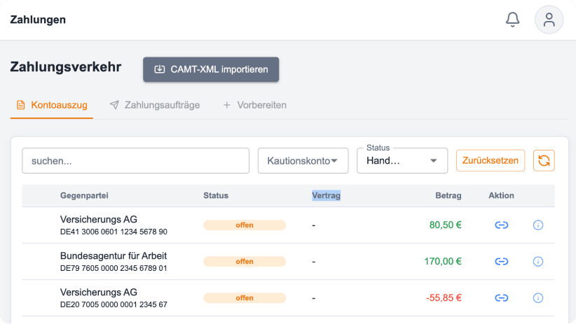 Automatisch verwalten